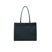 Classic Black Tote Bag with Matching Zip Pouch