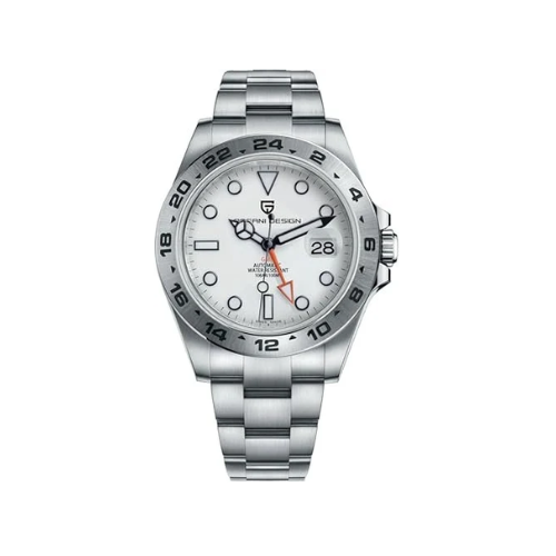 pic (1) Pagani Design PD-1682 Men's Automatic GMT Watch - Stainless Steel Waterproof Wristwatch - Image 1
