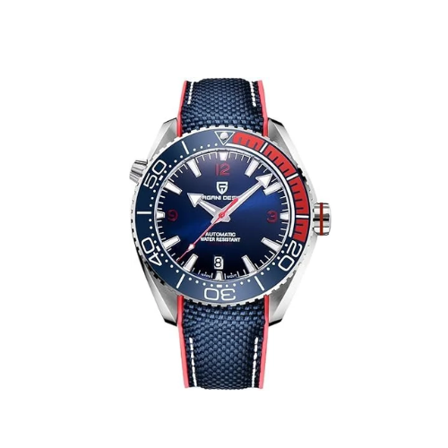 pic Blue & Red Sport Automatic Men’s Watch - Image 1